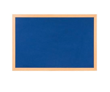 Bi-Office Earth Felt Notice Board 900x600mm Blue